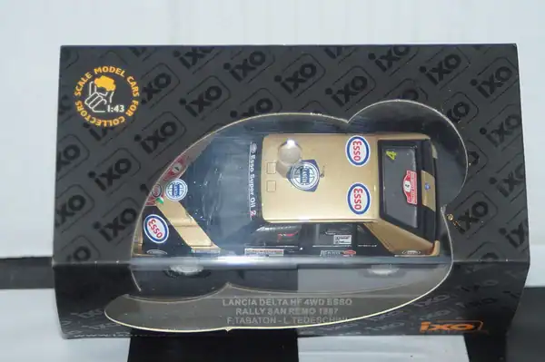 Ixo lancia delta hf esso rally san remo #4 1987 scr004 1:43