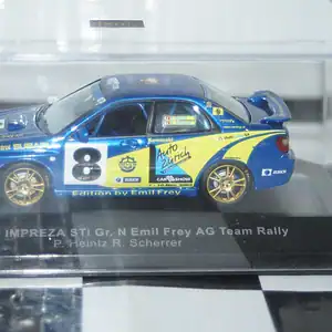 Ixo subaru impreza sti gr n emil frey ag team rally #8 p. heintz 1/43rd