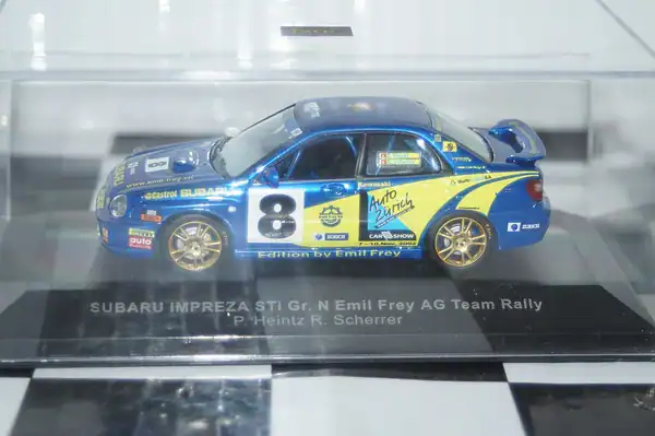 Ixo subaru impreza sti gr n emil frey ag team rally #8 p. heintz 1/43rd