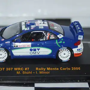 Ixo peugeot 307 wrc #7 rally monte carlo 2006 m.stohl ram212