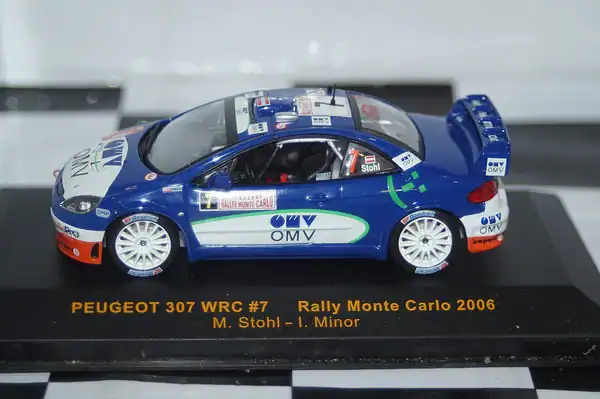 Ixo peugeot 307 wrc #7 rally monte carlo 2006 m.stohl ram212