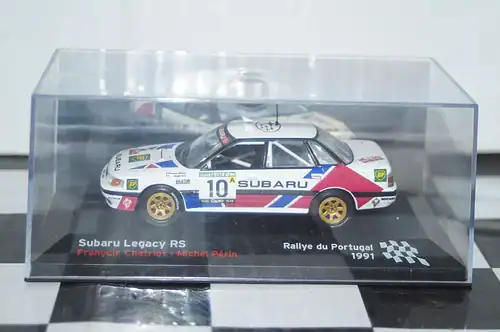 Ixo / altaya subaru legacy rs rally portugal #10 1991 chatriot 1/43rd