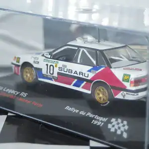 Ixo / altaya subaru legacy rs rally portugal #10 1991 chatriot 1/43rd