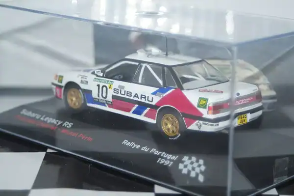 Ixo / altaya subaru legacy rs rally portugal #10 1991 chatriot 1/43rd