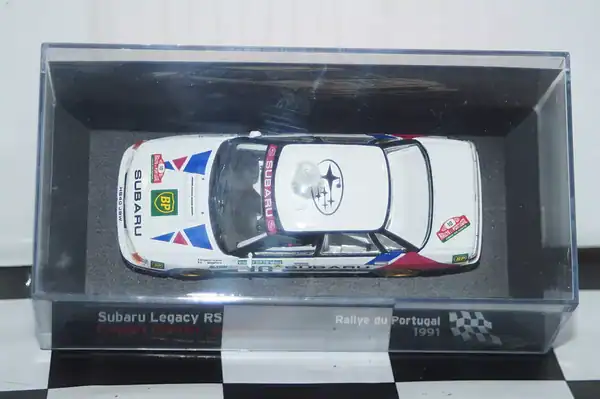 Ixo / altaya subaru legacy rs rally portugal #10 1991 chatriot 1/43rd
