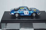 Trofeu alpine renault a110 tap rally, portugal #70 1972 j.p nicolas rr.al 03 1/43rd