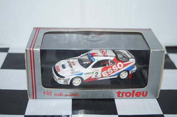 Trofeu toyota celica 4x4 "esso" 1st madeira 1994 ref 057 1/43rd