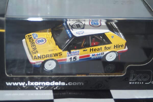 Ixo lancia delta hf 4wd rac rally #15 1987 r.brookes rac102 1:43