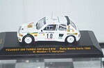 Ixo peugeot 205 turbo 16v evo rally monte carlo #10 1986 ref rac075 1:43rd