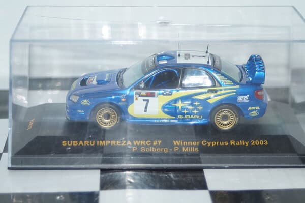 Ixo subaru impreza wrc winner cyprus rally 2003 p.solberg #7 ram118