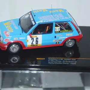 Ixo renault 5 turbo rally monte carlo #26 1988 e.mauffrey 1:43 rac227