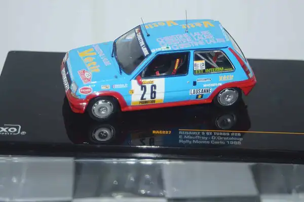 Ixo renault 5 turbo rally monte carlo #26 1988 e.mauffrey 1:43 rac227