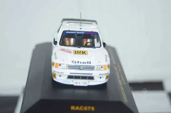 Ixo peugeot 205 turbo 16v evo rally monte carlo #10 1986 ref rac075 1:43rd
