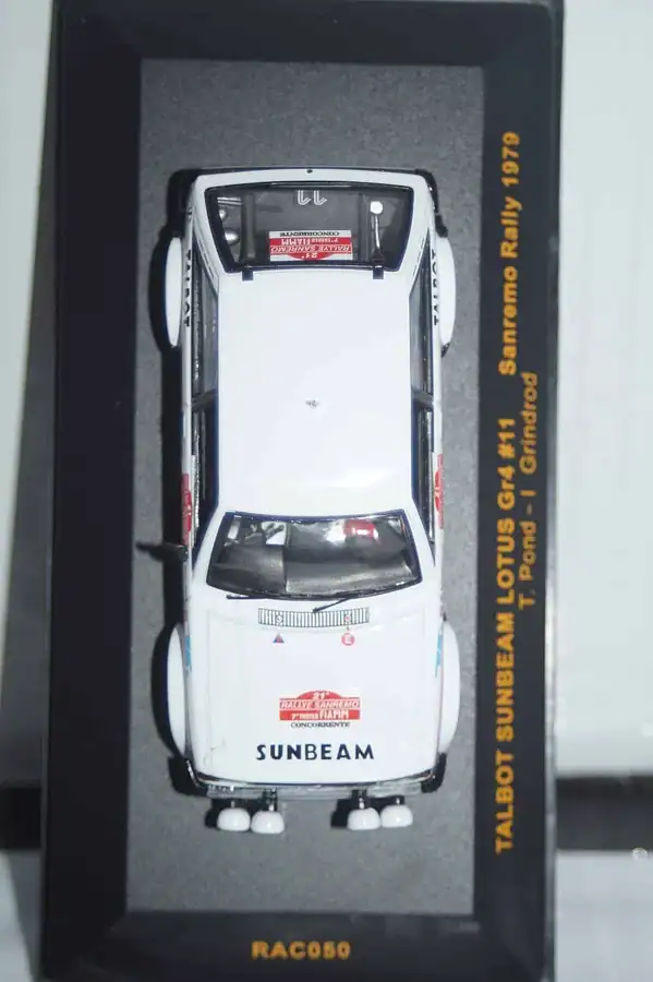 Ixo talbot sunbeam lotus #11 sanremo 1979 t.pond ref rac050 1:43