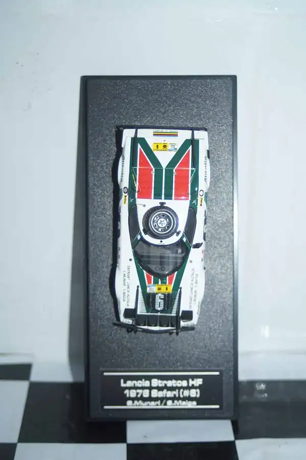 Hpi lancia stratos hf #6 safari  munari 1976 ref 8236 1:43