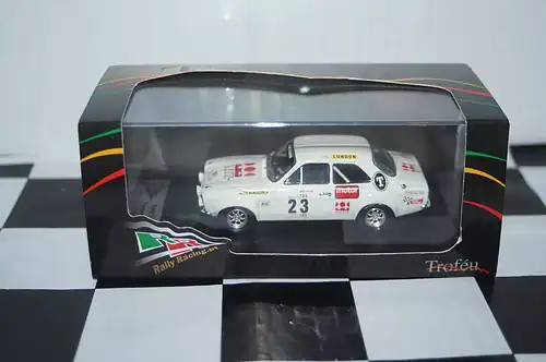 Trofeu ford escort mk1 portugal rally #23 1973 f.santos rr.al 14 1/43