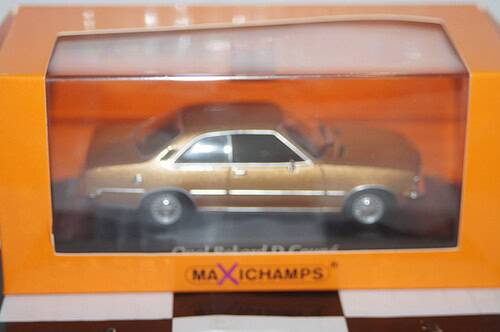 Maxichamps opel rekord d coupe 1975 gold  1:43 940 044020