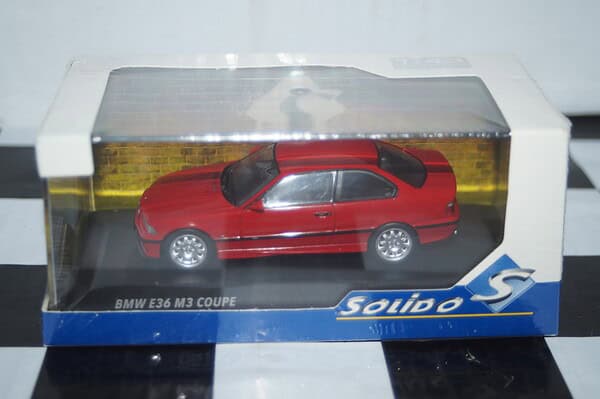 Solido bmw e36 m3 coupe red 1:43rd ref s4315201