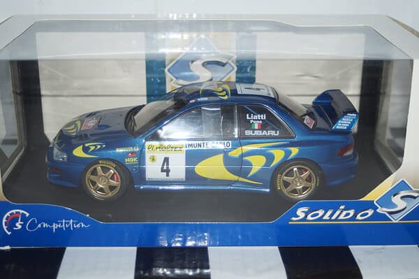 Solido subaru impreza 22b monte carlo rally 1997 #4 liatti 1:18 s1807405