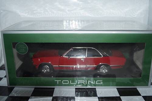 Touring model cars opel commodore b gs/e coupe 1975 lhd 1:18 ref 18048001