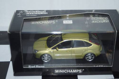 Minichamps ford focus 2004 yellow metallic 5 door 400 084002,1:43