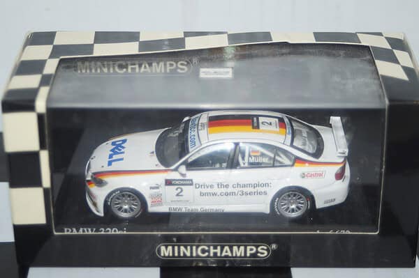 Minichamps bmw 320si germany wtcc brno 2007 #2 muller 1:43, 437 162699