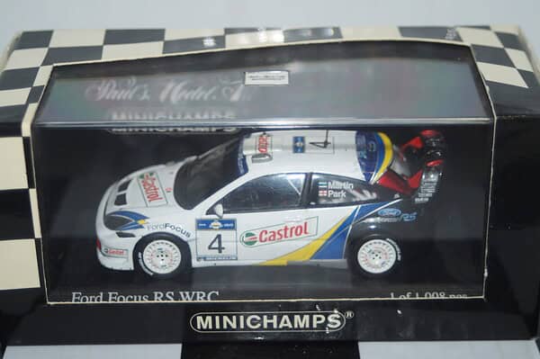 Minichamps ford rs 200 rally sweden 1986 grundel 430 868008,1:43