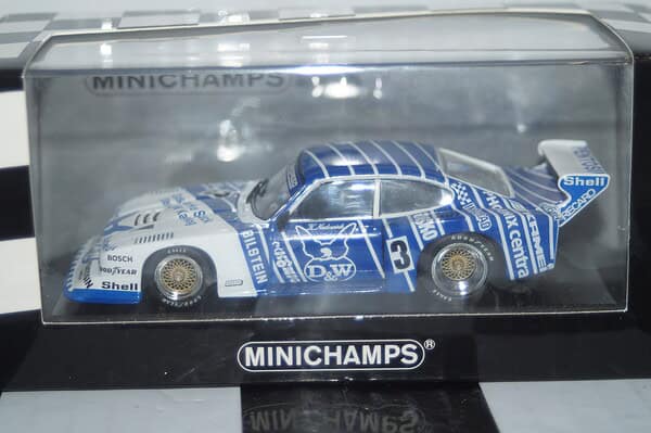 Minichamps ford capri iii 1982 blue/silver ,400 082226,1:43