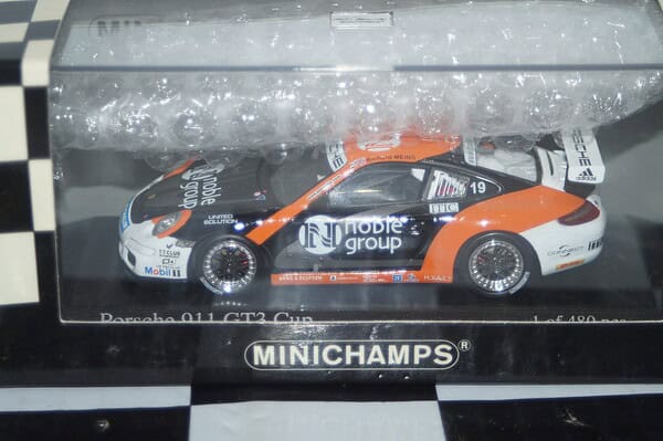 Minichamps porsche 911 gt3 cup asia 2007 #19,400 076419,1:43