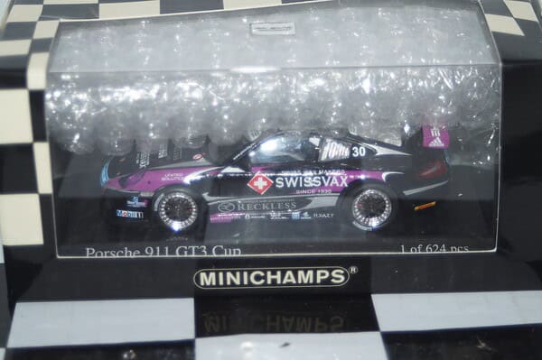 Minichamps porsche 911 gt3 rs alms petit lm 2003 #89,400 036989,1:43