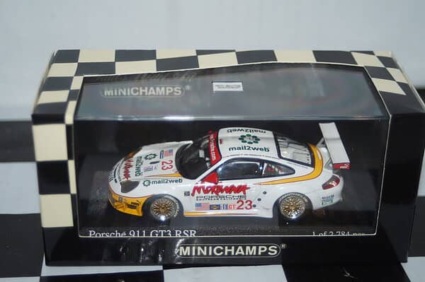 Minichamps porsche 911 gt3 cup asia 2007 #30 sasaki,400 076430 ,1:43