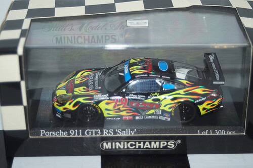 Minichamps porsche 911 gt3 rs gp of miami 2004,400 046979 ,1:43