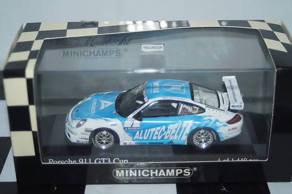 Minichamps porsche 911 gt3 cup asia 2007, d.watts 400 076409 ,1:43
