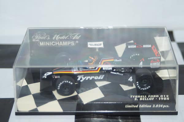 Minichamps tyrrell ford 012 1984 bellof 400 840004 diecast 1:43