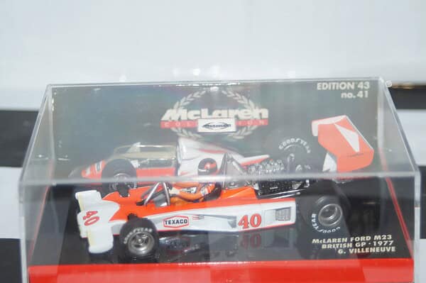 Minichamps mclaren ford m23 g.villeneuve 1977 530 774340 1:43