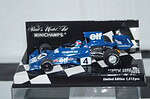 Minichamps tyrrell ford 007 1974 p.depailler 400 740004 diecast 1:43