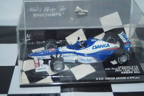 Minichamps arrows fa 18 yamaha 1997 d.hill 433 970001 1:43