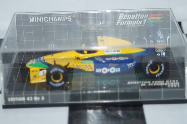 Minichamps benetton ford b191 1991, m.schumacher 400 910119 1:43