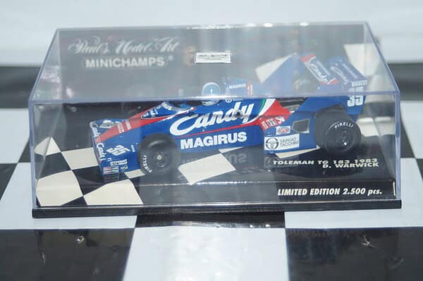 Minichamps toleman tg 183 candy 1983, d.warwick 430 830035 1:43