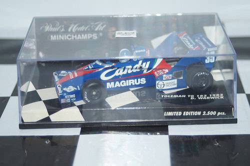 Minichamps toleman tg 183 candy 1983, d.warwick 430 830035 1:43