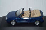 Minichamps (dealer box) vw golf convertible , dark blue, 1:43 diecast