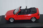 Minichamps (dealer box) vw golf convertible in red, 1:43 diecast