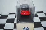 Minichamps (dealer box) vw golf convertible in red, 1:43 diecast