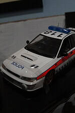 Subaru impreza police car 1:18 diecast autoart 78651
