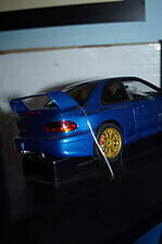 Autoart subaru impreza 22b rhd met blue 1:18 diecast autoart 78601