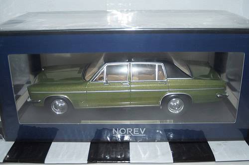 Norev opel diplomat v8 1969 metallic green 1:18 scale 183688 ltd