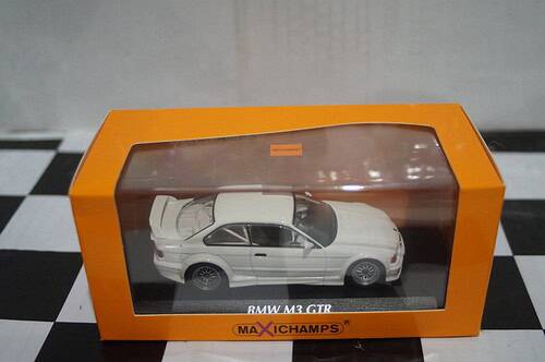 Maxichamps bmw m3 gtr (e36) 1993 in white 1:43 940 023381