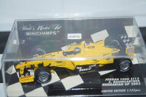 Minichamps jordan ford ej13, z.baumgartner 400 030112 1:43