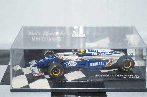 Minichamps williams renault fw 16 testcar d.hill 430 950095 1:43