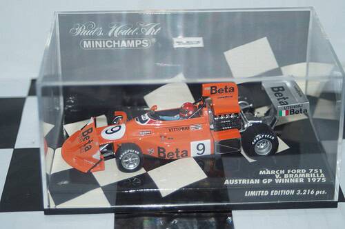 Minichamps march ford 751 austrian gp winner 1975 430 750009 1:43